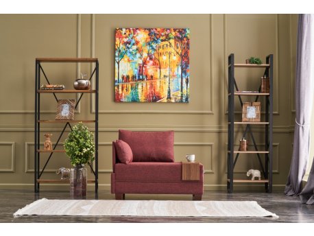 Atelier del Sofa Fotelja Fly Left Claret Red