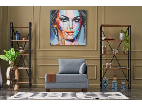 Atelier del Sofa Fotelja Fly Right Light Blue