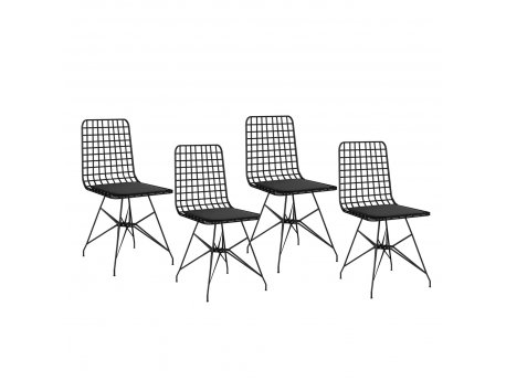 HANAH HOME Set 4 stolice Tel 4