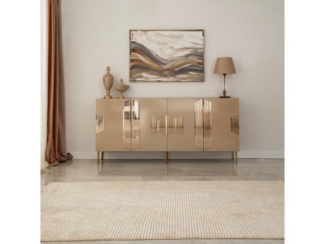 HANAH HOME Komoda Vienna Bronze Gold