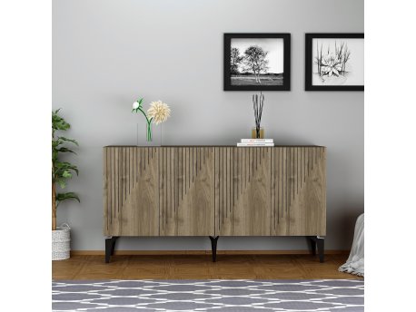 HANAH HOME Komoda Draw Walnut