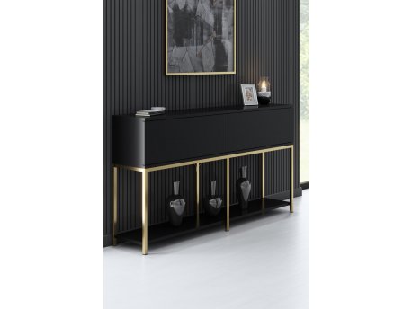 HANAH HOME Komoda Lord Black Gold
