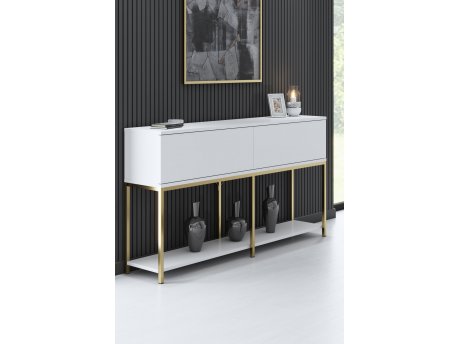 HANAH HOME Komoda Lord White Gold
