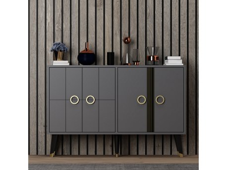 HANAH HOME Komoda Eagle Anthracite
