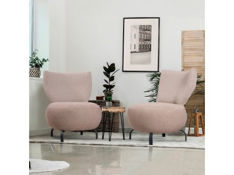 Atelier del Sofa Set fotelja Loly Set Salmon