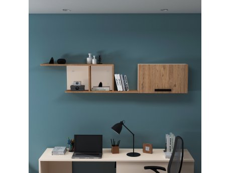 HANAH HOME Zidna polica Newra Atlantic Pine Beige