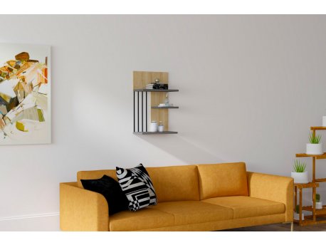 HANAH HOME Zidna polica Nezma Sapphire Anthracite