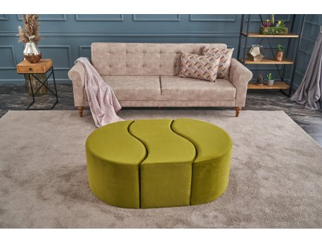 Atelier del Sofa Tabure Alya Puf Green