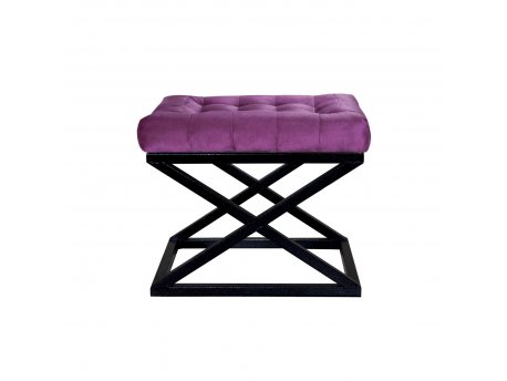 Atelier del Sofa Tabure Capraz Black Purple