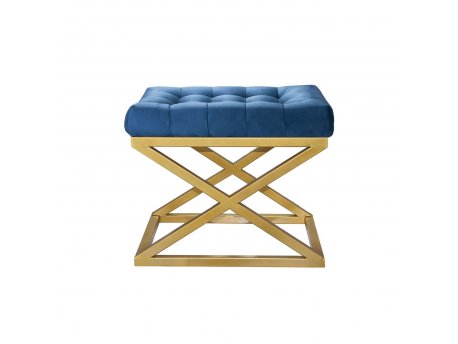 Atelier del Sofa Tabure Capraz Gold Blue