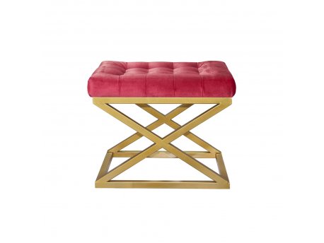 Atelier del Sofa Tabure Capraz Gold Red