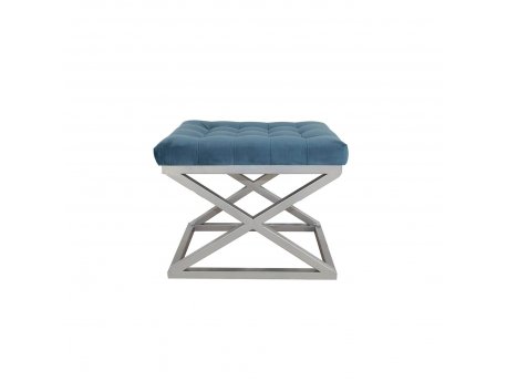 Atelier del Sofa Tabure Capraz Silver Blue