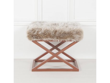 Atelier del Sofa Tabure Capraz Plush Copper
