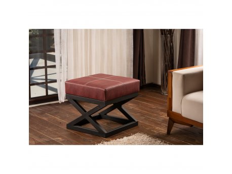 Atelier del Sofa Tabure Krupa Claret Red