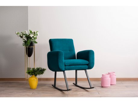 Atelier del Sofa Fotelja Kono Petrol zelena ( 859FTN1749 )