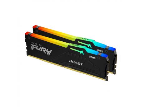 KINGSTON DDR5 32GB (2x16GB) 6000MHz Fury Beast RGB KF560C30BBAK2-32
