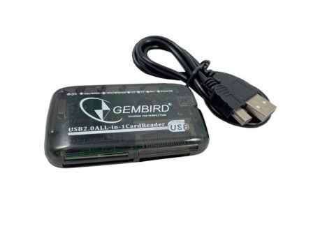GEMBIRD FD2-ALLIN1-BLK ** USB2.0 citac svih tipova memorijskih kartica(319)