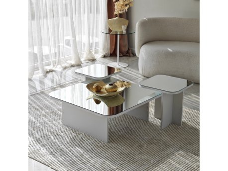 HANAH HOME Set stolova Jazz White