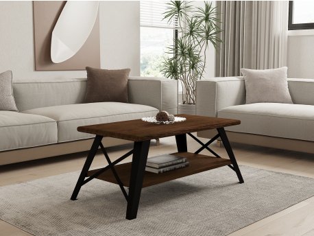 HANAH HOME Sto za dnevnu sobu Konik Walnut