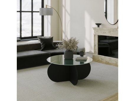 HANAH HOME Sto za dnevnu sobu Bubble Black