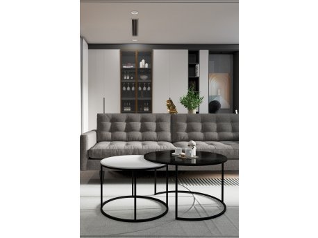HANAH HOME Sto za dnevnu sobu Kyoto Fume White
