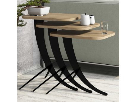 HANAH HOME Set stolova Pion Oak