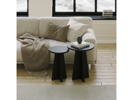 HANAH HOME Set stolova Mushroom 2 Black