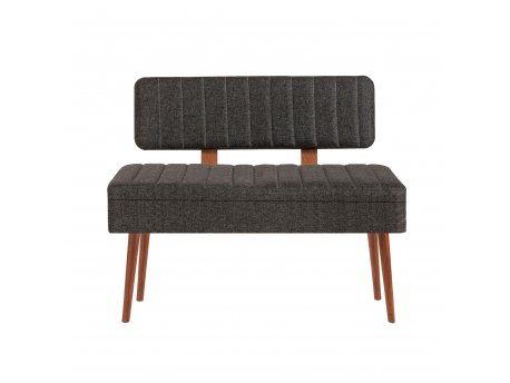 HANAH HOME Trpezarijska klupa Vina 1053 1 AnthraciteWalnut