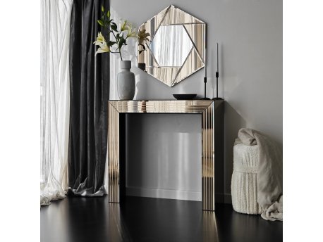 HANAH HOME Ogledalo Status Bronze