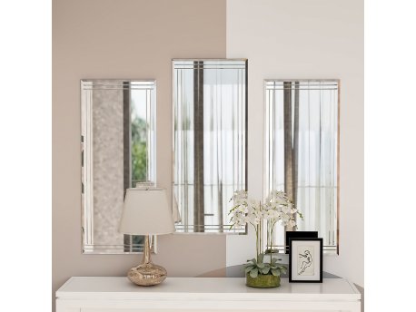 HANAH HOME Set ogledala Mini Buhem Transparent