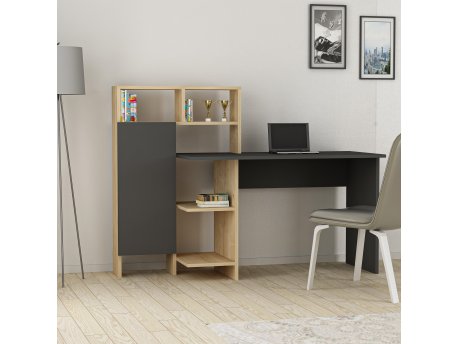 HANAH HOME Radni sto Bugra Anthracite
