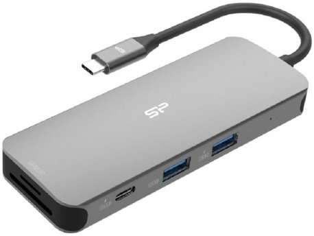 SILICON POWER USB-C 8-in-1 Hub SR30 (SPU3C08DOCSR300G)