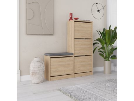 HANAH HOME Cipelarnik Dude Oak