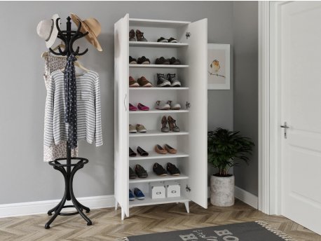 HANAH HOME Cipelarnik Venty White
