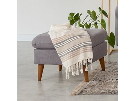 Atelier del Sofa Tabure Sofia Puf Grey