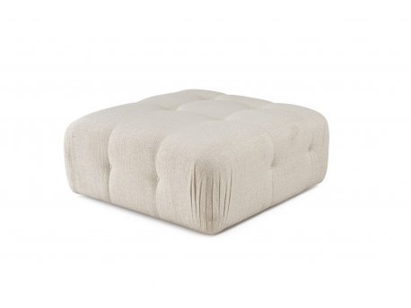 Atelier del Sofa Tabure Doblo Pouffe Cream
