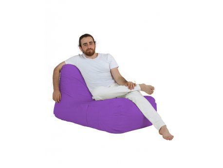 Atelier del Sofa Lazy bag Trendy Comfort Bed Pouf Purple