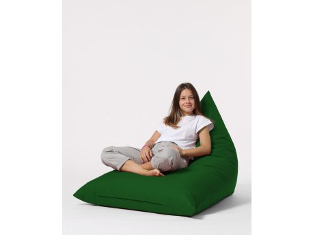 Atelier del Sofa Lazy bag Pyramid Big Bed Pouf Green