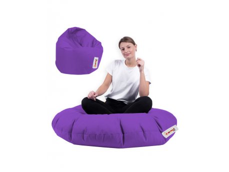 Atelier del Sofa Lazy bag Iyzi 100 Cushion Pouf Purple
