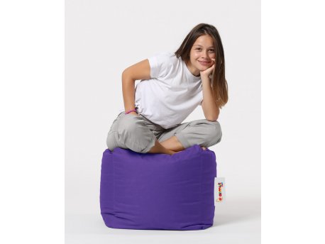 Atelier del Sofa Tabure Square Pouf Purple