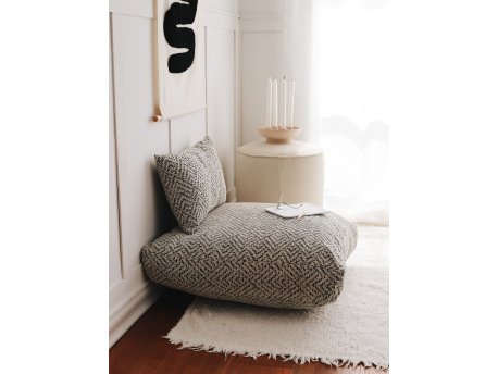 Atelier del Sofa Podni jastuk Dokuma Zikzak Grey