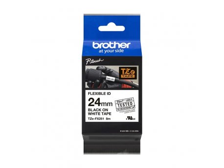 Brother TZEFX251 fleksi traka24mm crno/belo