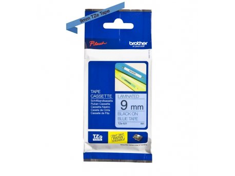 Brother TZE521 traka 9mm crno/plavo