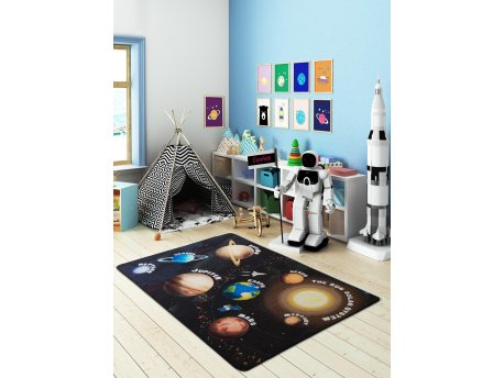 Conceptum Hypnose Tepih (200x290) Planets Black