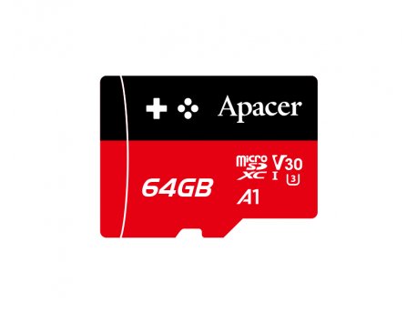 APACER UHS-I MicroSDXC 64GB V30 AP64GMCSX10U7-RAGC