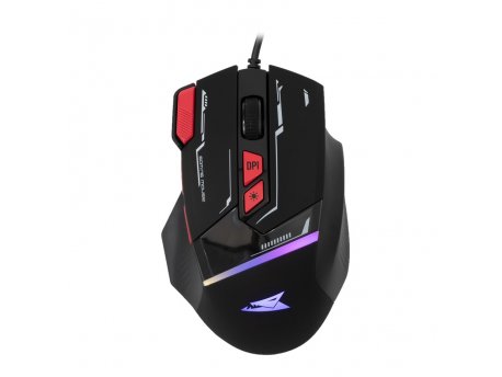 BARACUDA BGM 041 MANTA Gejmerski miš Crni