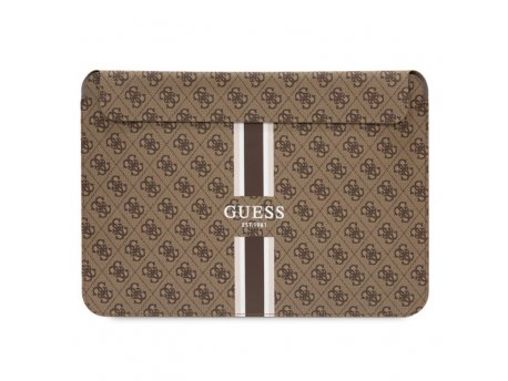 Guess Navlaka za laptop od 14'' 4G Stripes brown