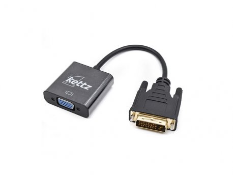 KETTZ Adapter-konverter DVI-D M 24+1 - VGA F KT-D2VG-241