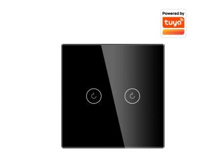 ELEMENTA Wi-Fi smart prekidač svetla sa N provodnikom 2x5A WFPS-N02/BK