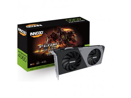 Inno3D GeForce RTX 4060 TWIN X2 8GB GDDR6 N40602-08D6-173051N